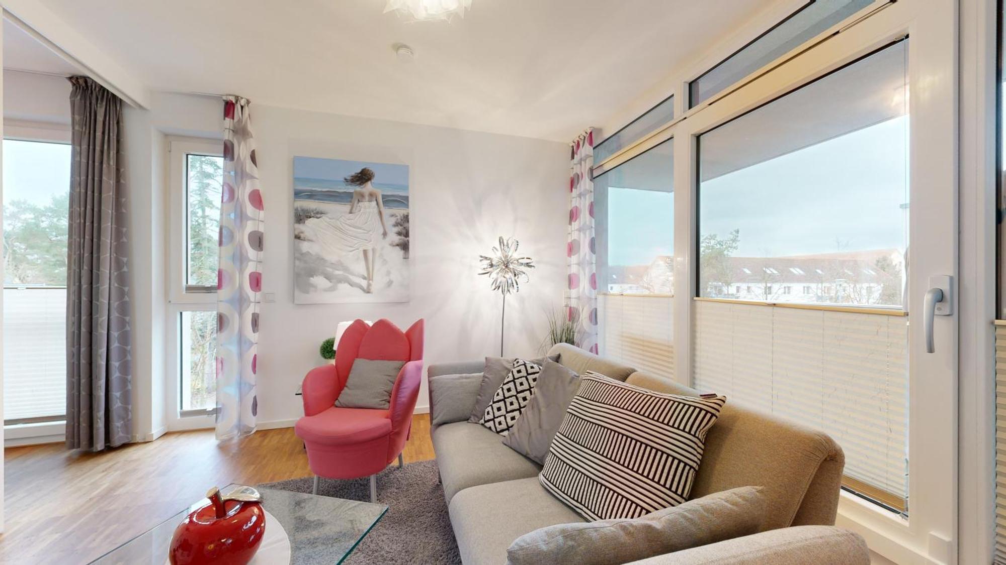 Duenenresort In Binz, Strandnahe Und Moderne Fewos Mit Balkon, Teilweise Mit Meerblick, Exterior foto